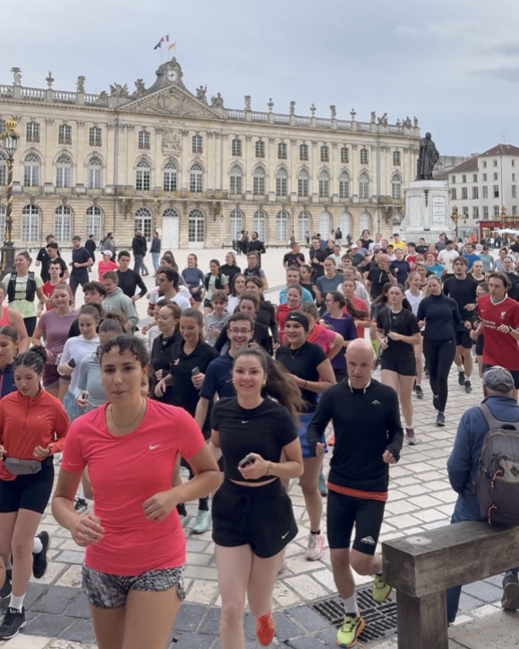 Groupe BlaBlaRun Club en course